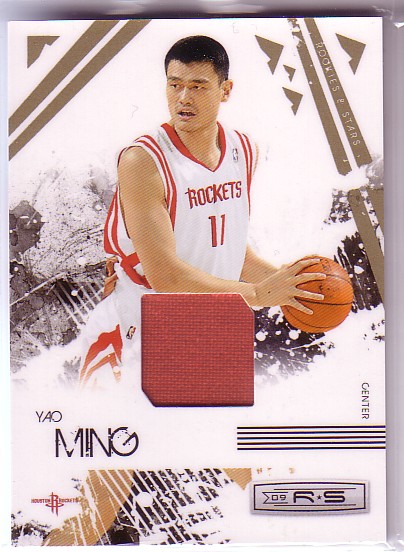 2009-10 Rookies and Stars Gold Materials #31 Yao Ming/250