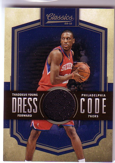 2009-10 Classics Dress Code Jerseys #7 Thaddeus Young/199