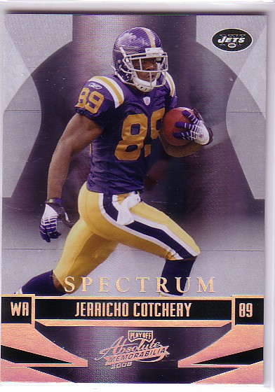 2008 Absolute Memorabilia Spectrum Silver #104 Jerricho Cotchery