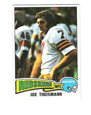 1975 Topps #416 Joe Theismann RC