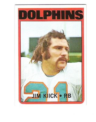 1972 Topps #9 Jim Kiick