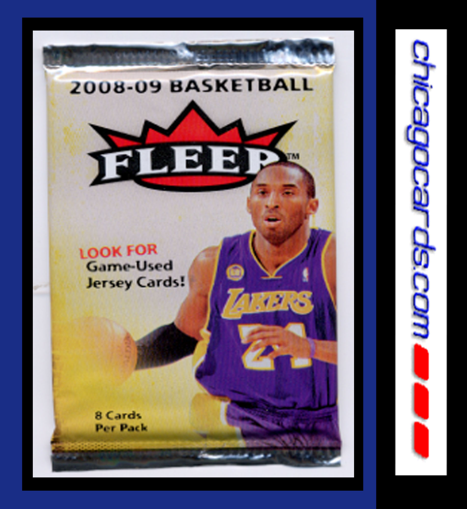 (PACK) 2008-09 (2009) Fleer Factory Sealed Basketball Pack (Look Derrick Rose RC, Russell Westbrook RC, Eric Gordon RC and much more!) 8 Cards per Pack!
