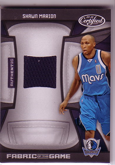 2009-10 Certified Fabric of the Game #6 Shawn Marion/250