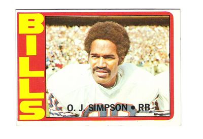 1971 Topps #260 O.J.Simpson