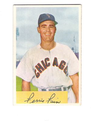 1954 Bowman #214 Ferris Fain