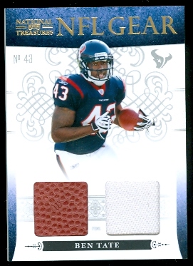 2010 Playoff National Treasures NFL Gear Prime #25 Ben Tate