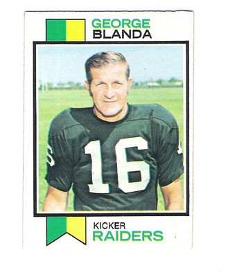 1973 Topps #25 George Blanda