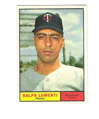 1961 Topps #469 Ralph Lumenti