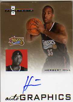 2007-08 Fleer Hot Prospects Autographics #HH Herbert Hill F