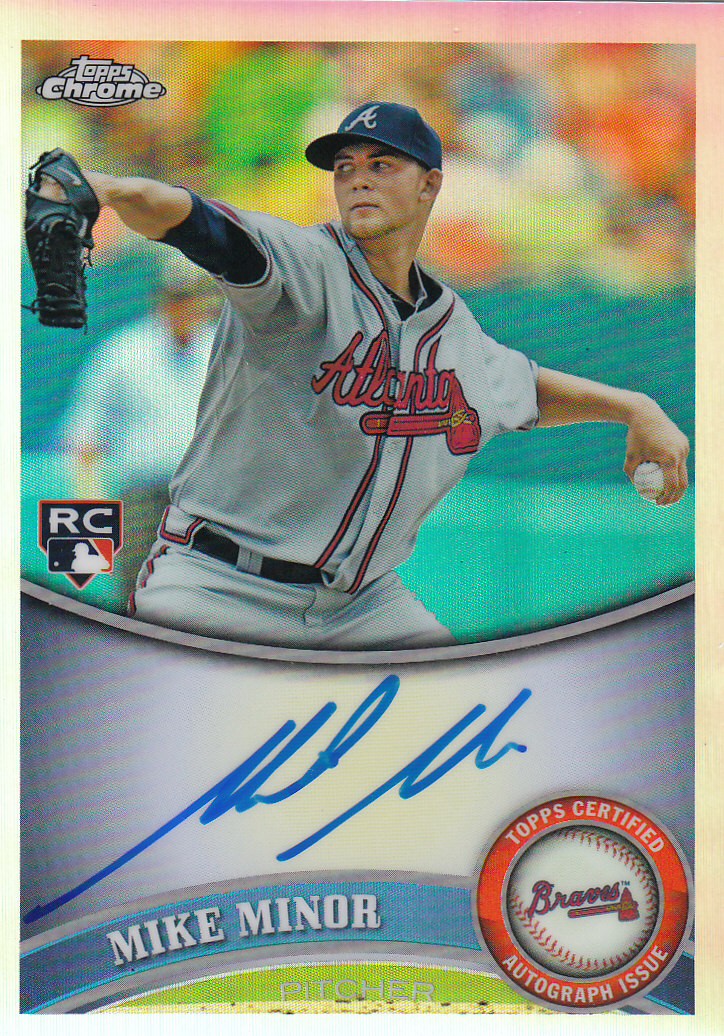 2011 Topps Chrome Rookie Autographs Refractors Braves M  