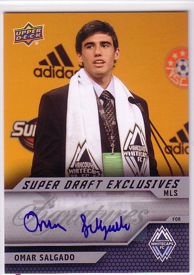 2011 Upper Deck MLS Super Draft Exclusives Autographs #OS Omar Salgado