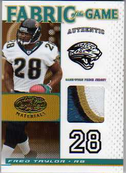 2007 Leaf Certified Materials Fabric of the Game Prime #37 Fred Taylor