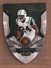 2011 Crown Royale Knights of the Gridiron Gold #10 Darrelle Revis