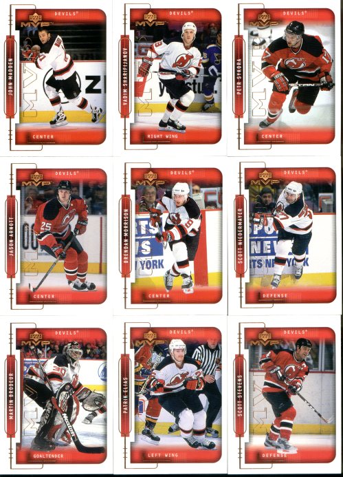 New Jersey Devils 1999-00 Upper Deck MVP Team Set
