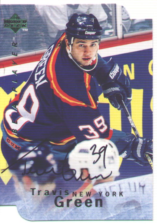 Travis Green ,  1995-1996 To Be A Player Autograph Die Cut #S15, mint, $8.00