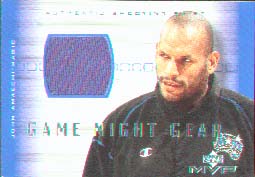 2001-02 Upper Deck MVP Game Night Gear #JA-G, John Amaechi