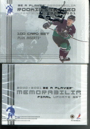 2000-01 Be A Player Memorabilia Factory Sealed Final Update Set - 24 Cards - Johan Hedberg RC