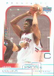 2001-02 Upper Deck Pros and Prospects #108, Jason Collins /1000