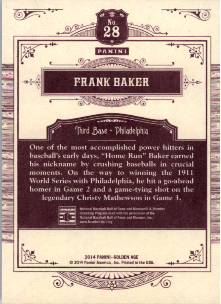 B1204- 2014 Panini Golden Age Cards 1-150 +Inserts -You Pick- 15+ FREE US SHIP - Picture 57 of 297
