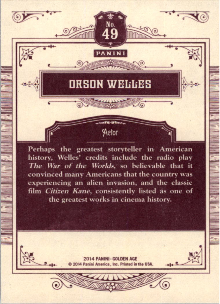 B1204- 2014 Panini Golden Age Cards 1-150 +Inserts -You Pick- 15+ FREE US SHIP - Picture 97 of 297