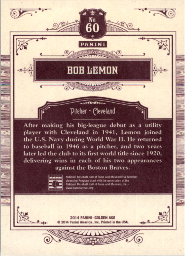 B1204- 2014 Panini Golden Age Cards 1-150 +Inserts -You Pick- 15+ FREE US SHIP - Picture 117 of 297
