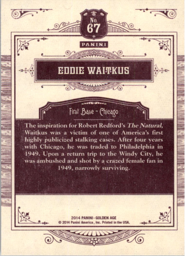 B1204- 2014 Panini Golden Age Cards 1-150 +Inserts -You Pick- 15+ FREE US SHIP - Picture 129 of 297