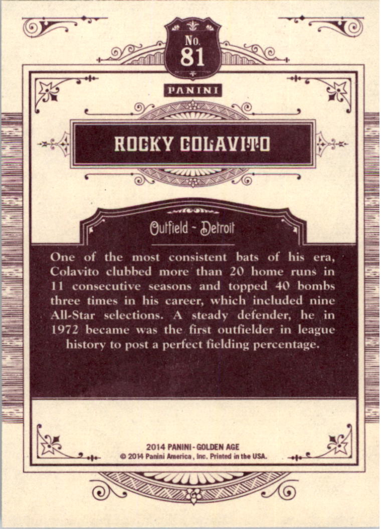 B1204- 2014 Panini Golden Age Cards 1-150 +Inserts -You Pick- 15+ FREE US SHIP - Picture 157 of 297
