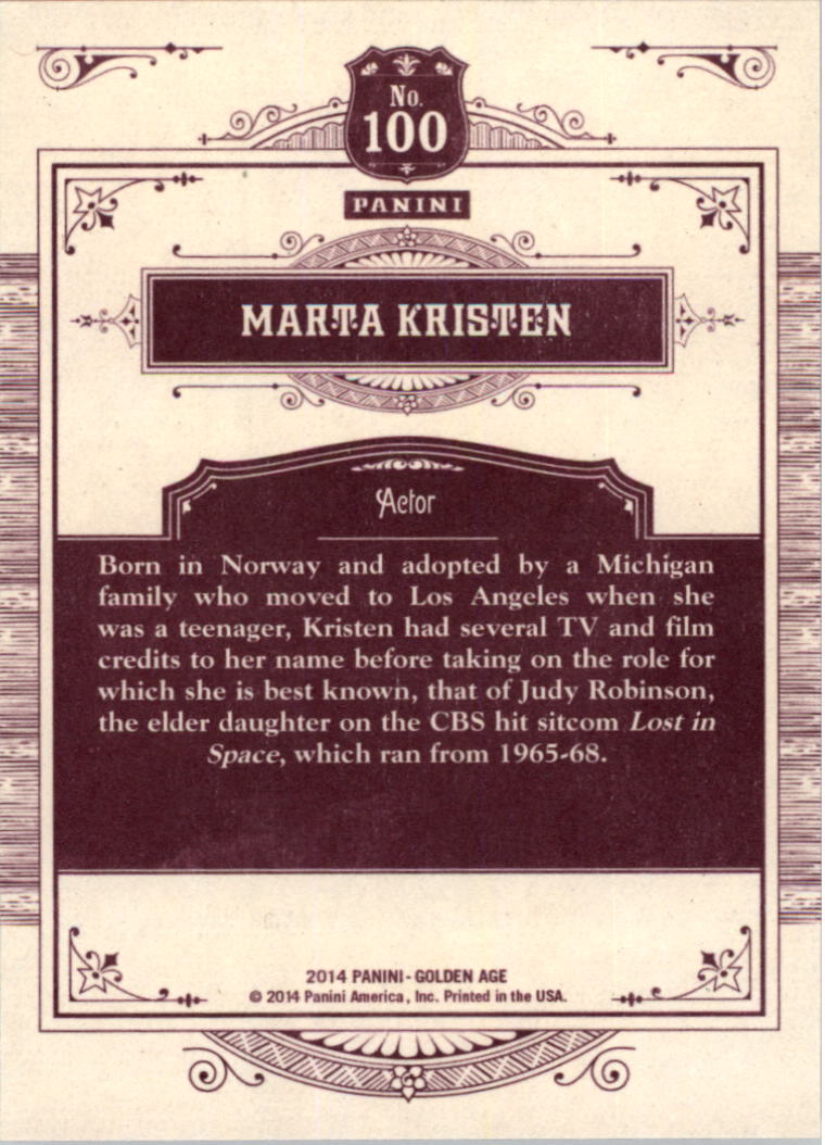 B1204- 2014 Panini Golden Age Cards 1-150 +Inserts -You Pick- 15+ FREE US SHIP - Picture 193 of 297