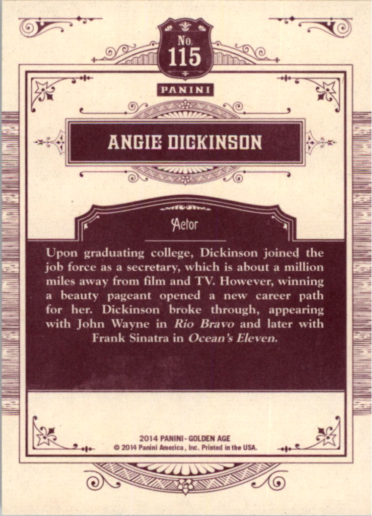 B1204- 2014 Panini Golden Age Cards 1-150 +Inserts -You Pick- 15+ FREE US SHIP - Picture 221 of 297