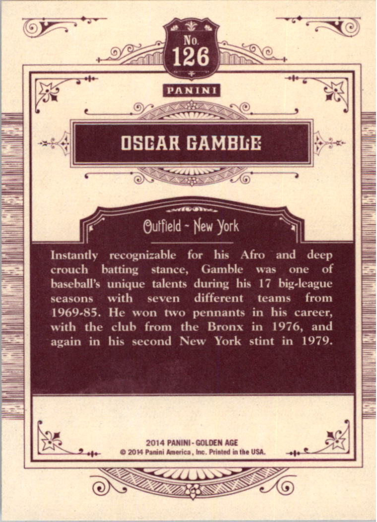 B1204- 2014 Panini Golden Age Cards 1-150 +Inserts -You Pick- 15+ FREE US SHIP - Picture 243 of 297