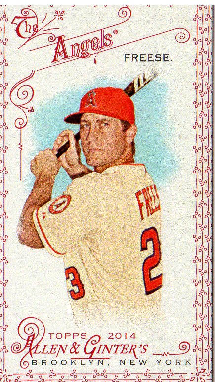 2014 Topps Allen and Ginter Mini Red #294 David Freese