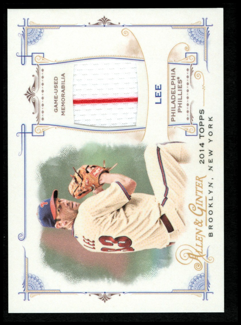 2014 Topps Allen and Ginter Relics #FRBCL Cliff Lee B