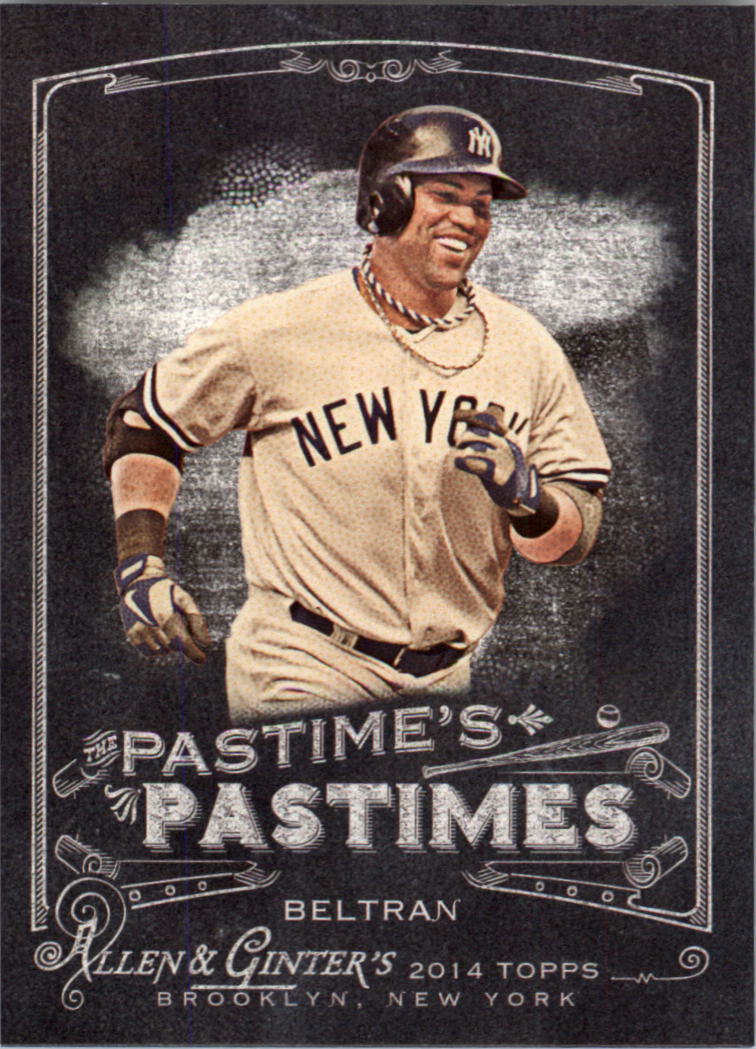 2014 Topps Allen and Ginter The Pastime's Pastime #PPCBE Carlos Beltran