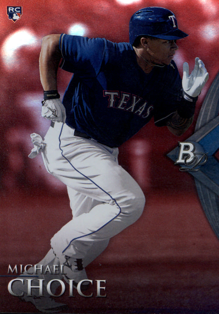 2014 Bowman Platinum Ruby #91 Michael Choice