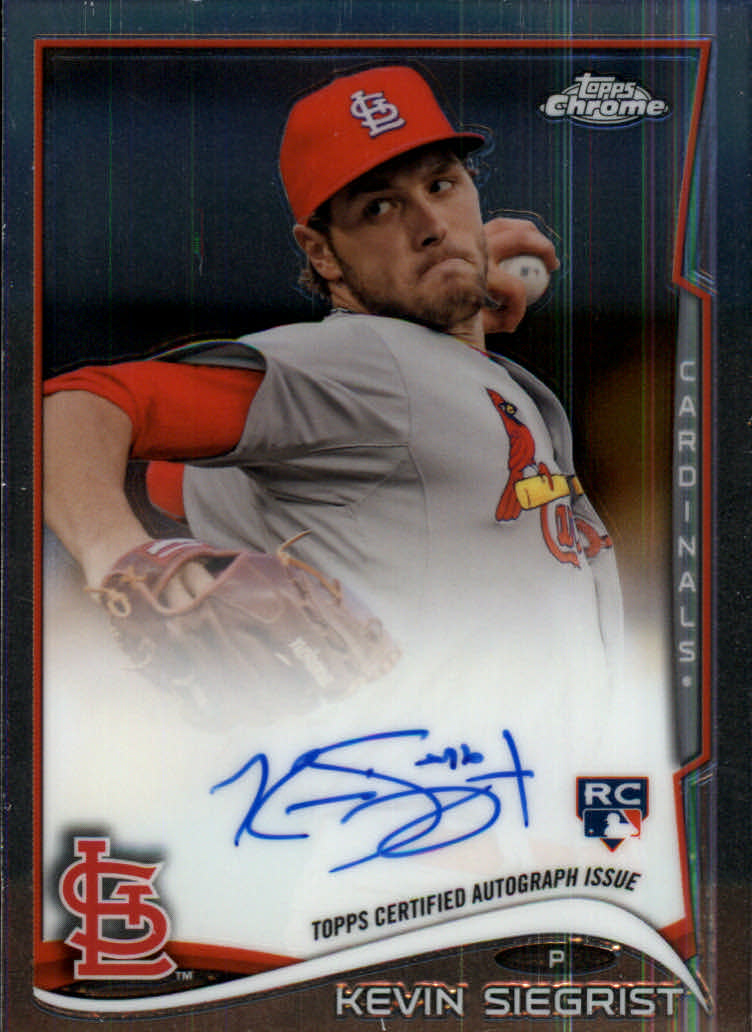 2014 Topps Chrome Rookie Autographs #81 Kevin Siegrist