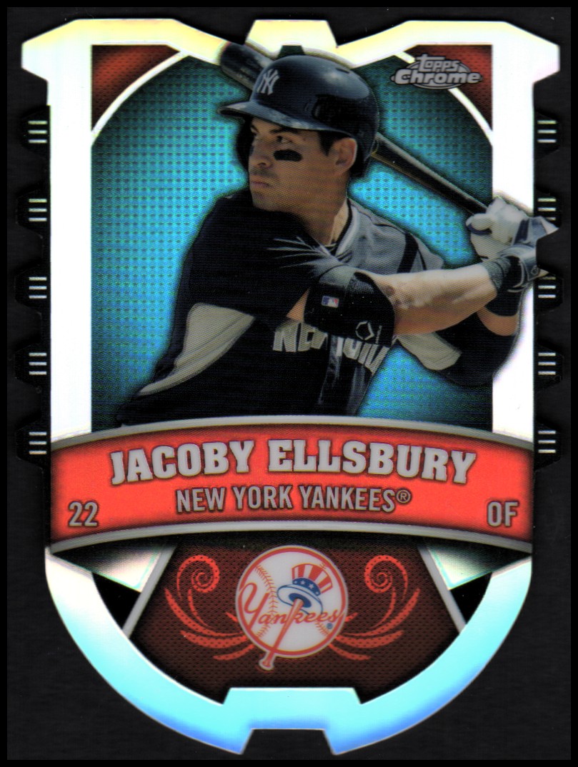 2014 Topps Chrome Chrome Connections Die Cuts #CCJE Jacoby Ellsbury