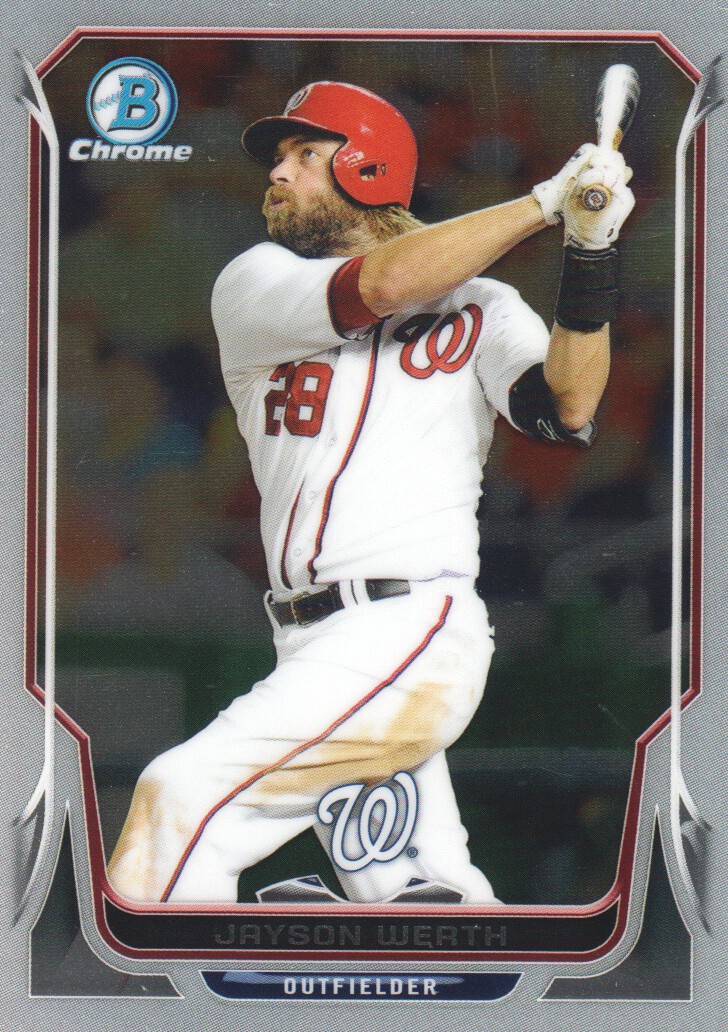2014 Bowman Chrome #39 Jayson Werth