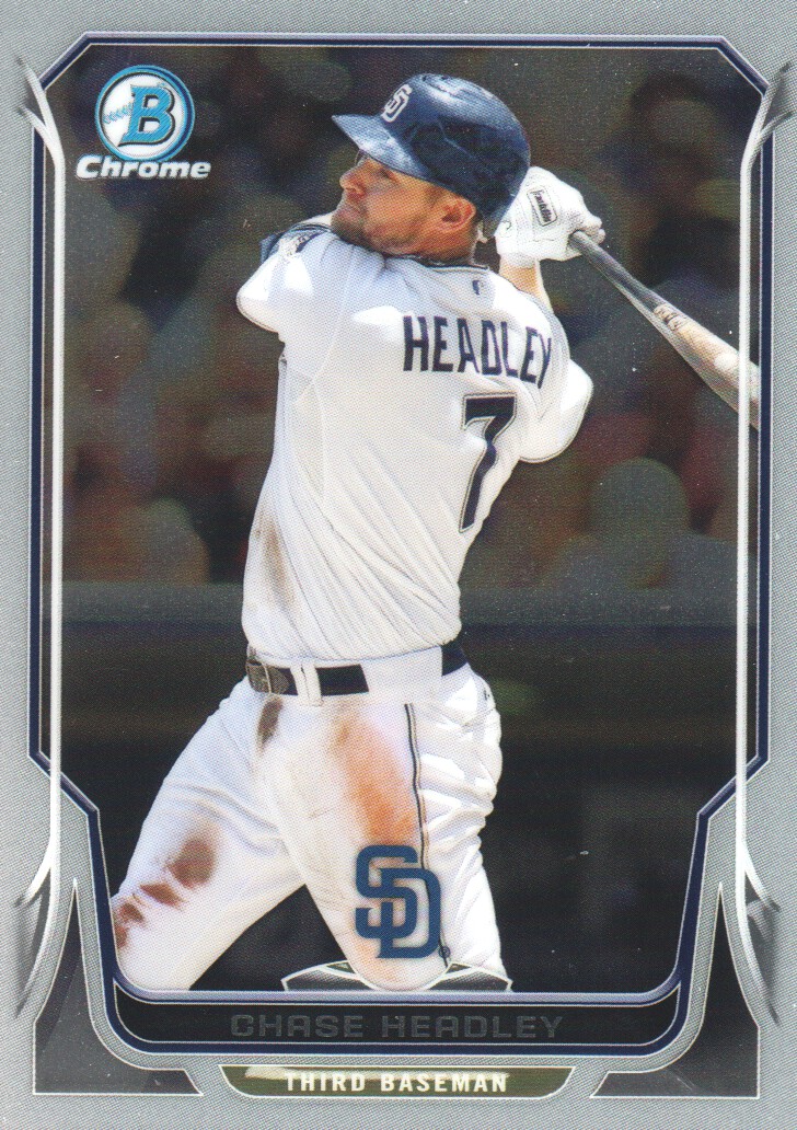 2014 Bowman Chrome #165 Chase Headley
