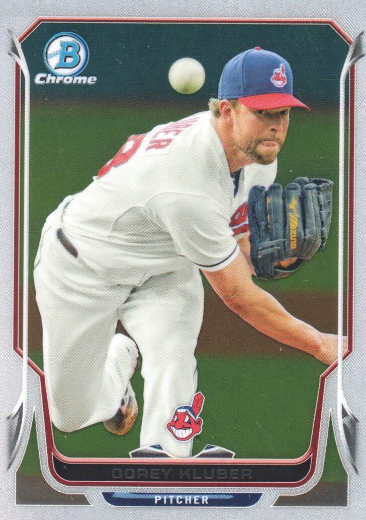 2018 Topps Chrome Corey Kluber