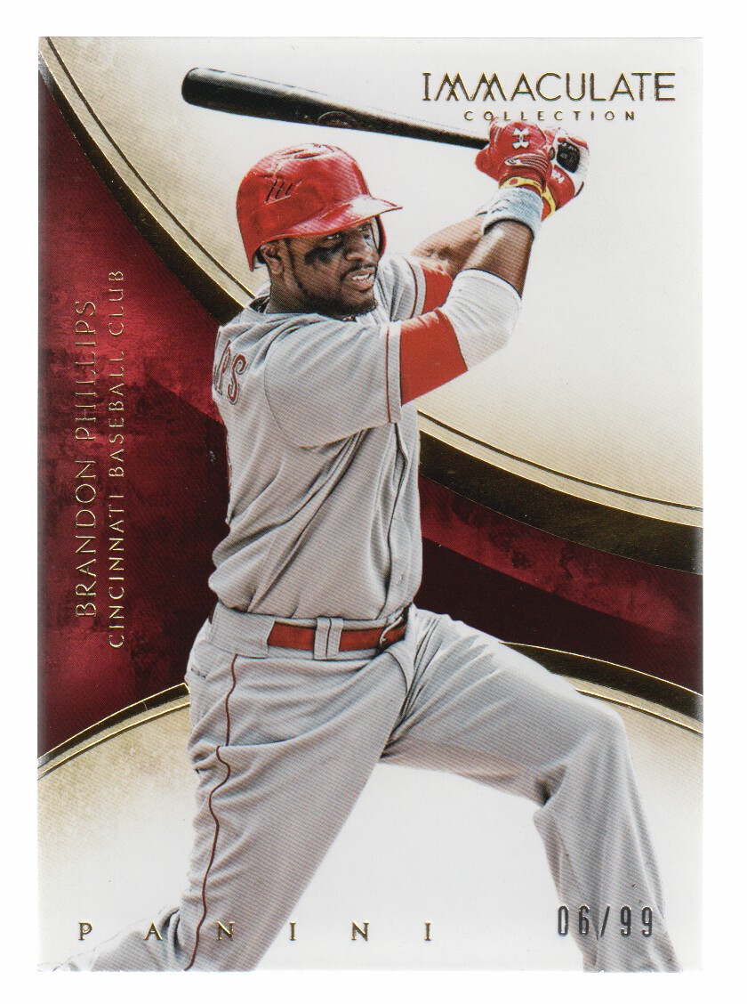 2014 Immaculate Collection #92 Brandon Phillips