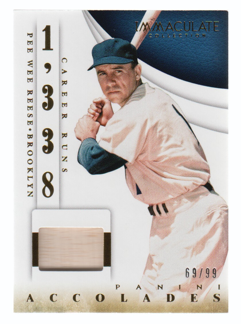 2014 Immaculate Collection Accolades Materials #6 Pee Wee Reese/99