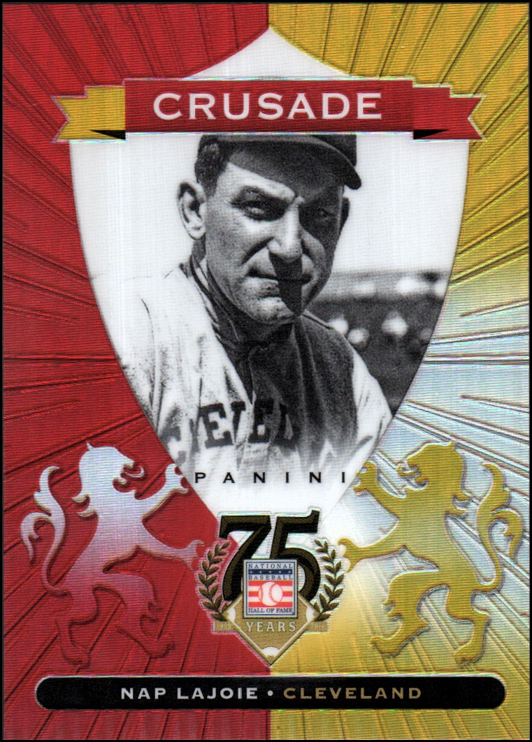 2014 Panini Hall of Fame Crusades Red #5 Nap Lajoie