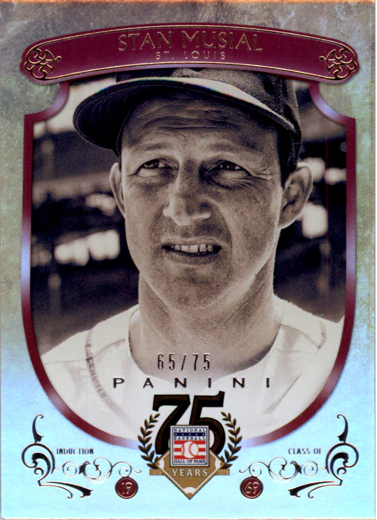 2014 Panini Hall of Fame Red Frame #37 Stan Musial
