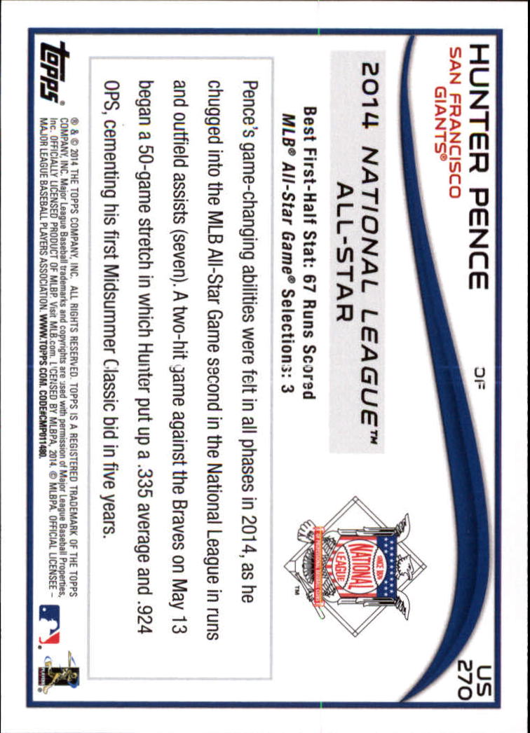2014 Topps Update Baseball (Pick Card From List 1-286) C10 02-25 - Picture 469 of 497