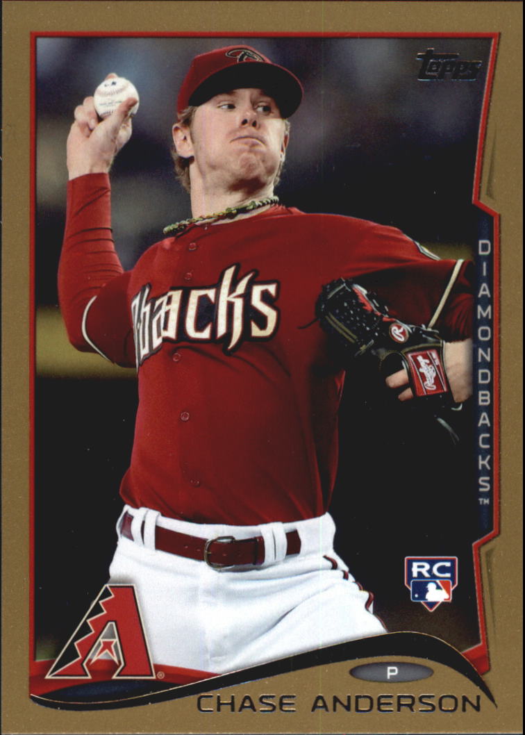 2014 Topps Update Gold #US52 Chase Anderson