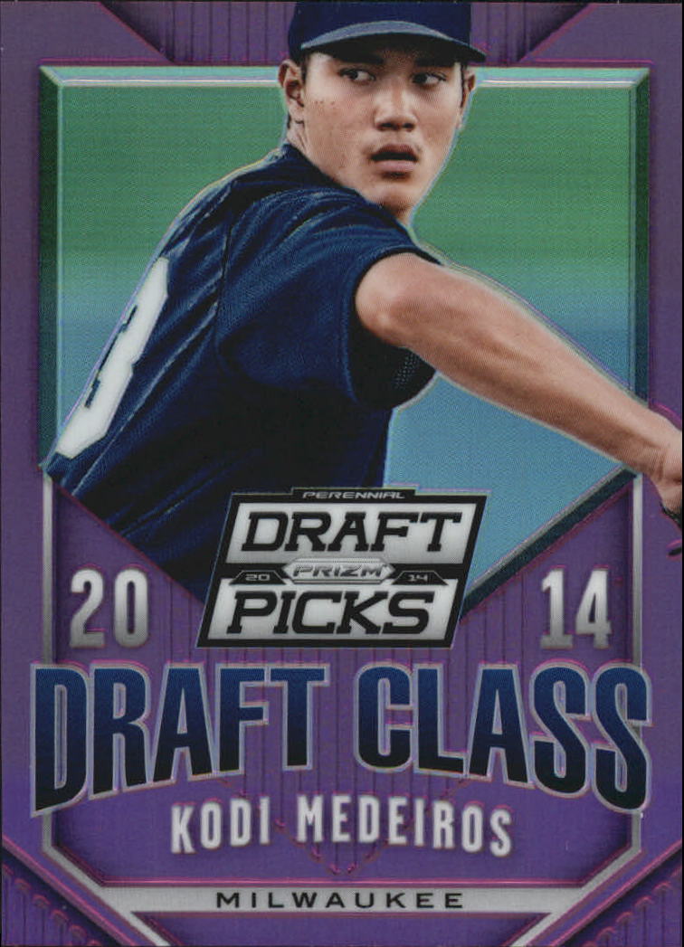 2014 Panini Prizm Perennial Draft Picks Draft Class Prizms Purple #11 Kodi Medeiros