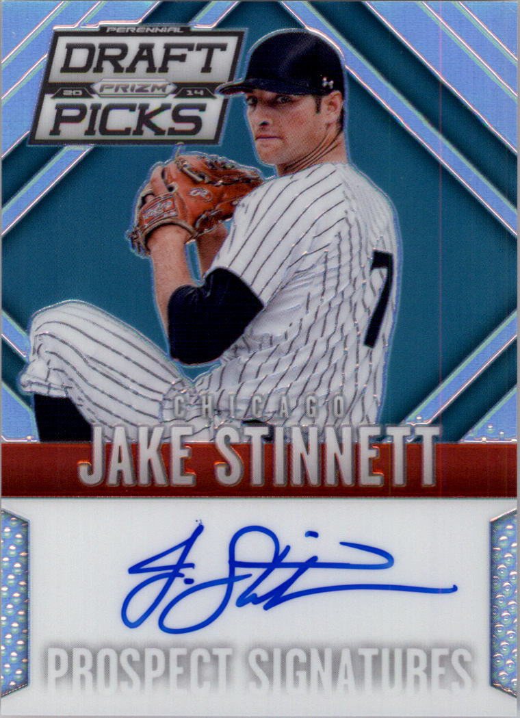2014 Panini Prizm Perennial Draft Picks Prospect Signatures Prizms #45 Jake Stinnett