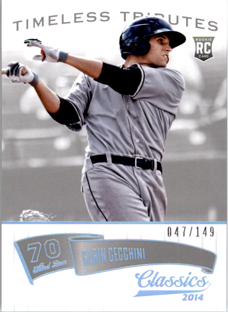 2014 Classics Timeless Tributes Silver #166 Garin Cecchini
