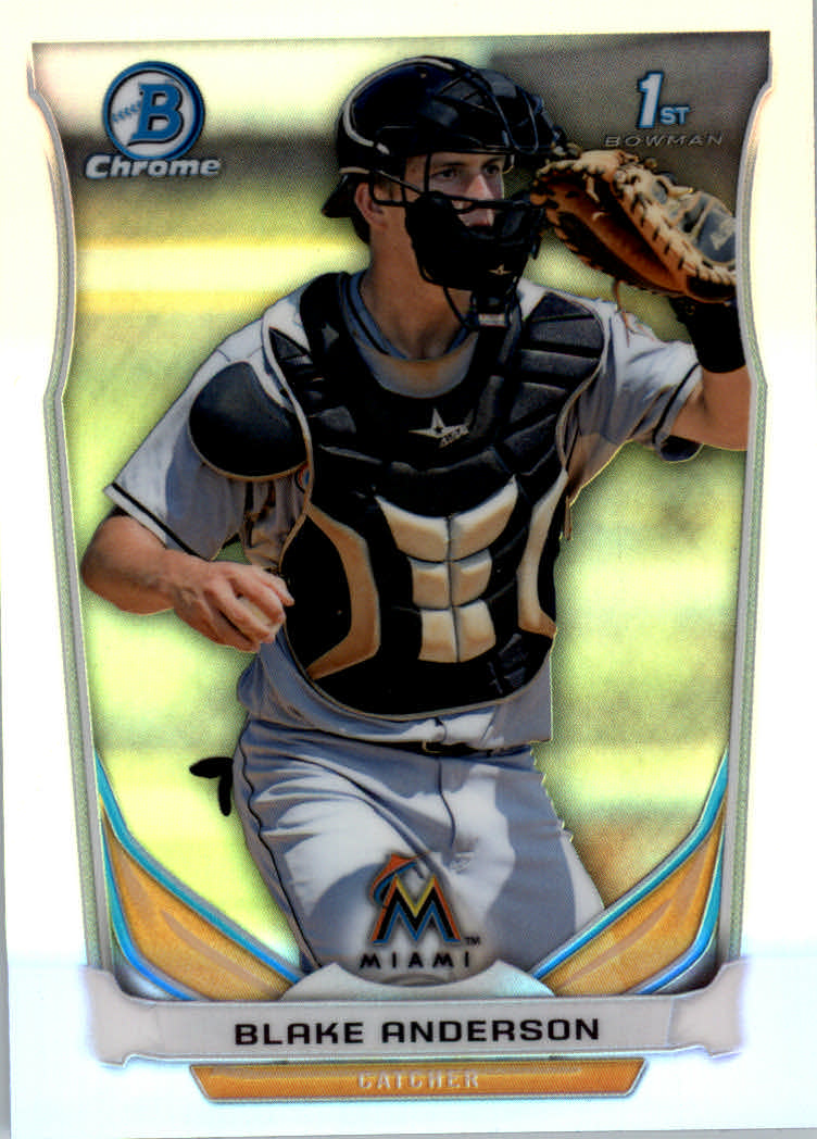 2014 Bowman Chrome Draft Refractors #CDP34 Blake Anderson
