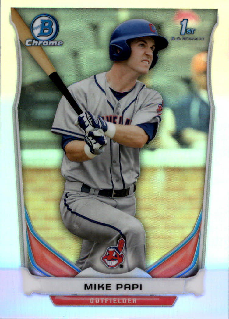 2014 Bowman Chrome Draft Refractors #CDP36 Mike Papi